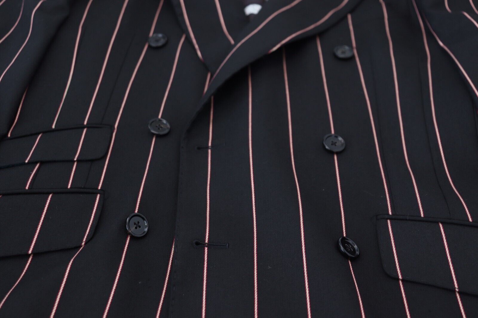 Blazer cruzado negro elegante de Dolce &amp; Gabbana entallado