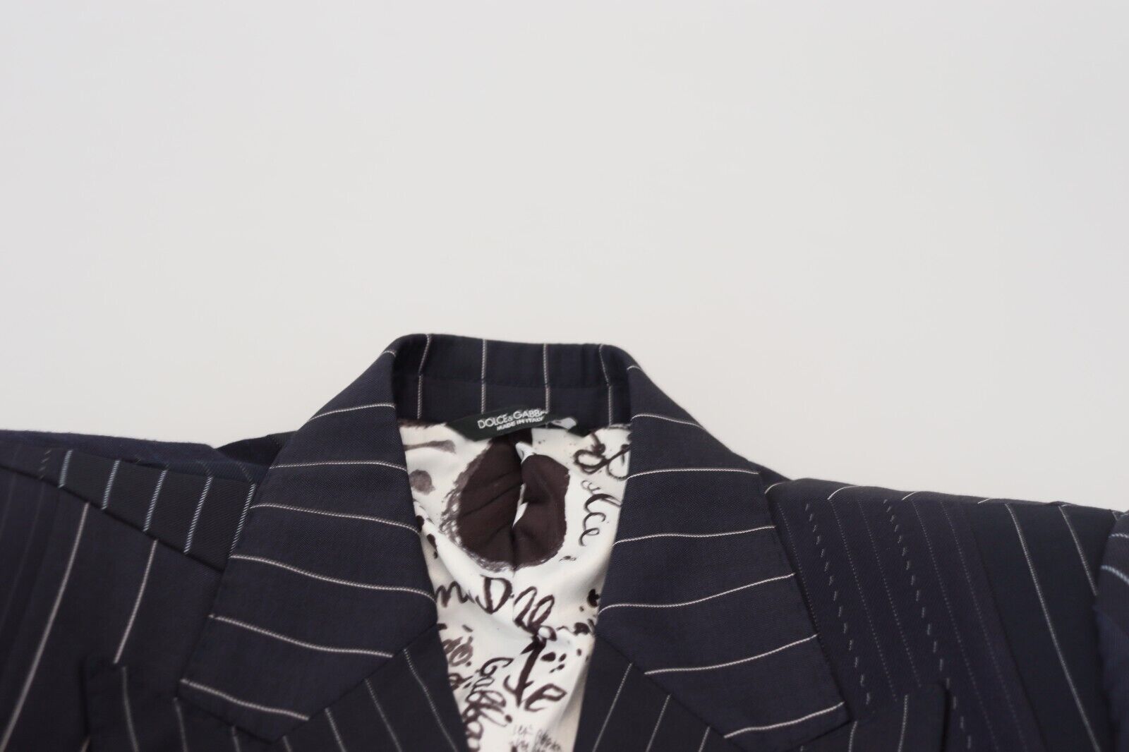 Blazer cruzado azul marino de corte entallado de Dolce &amp; Gabbana