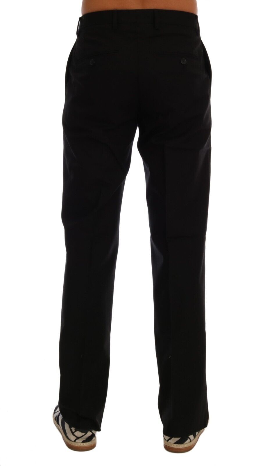 Dolce & Gabbana Elegant Black Cotton Stretch Pants