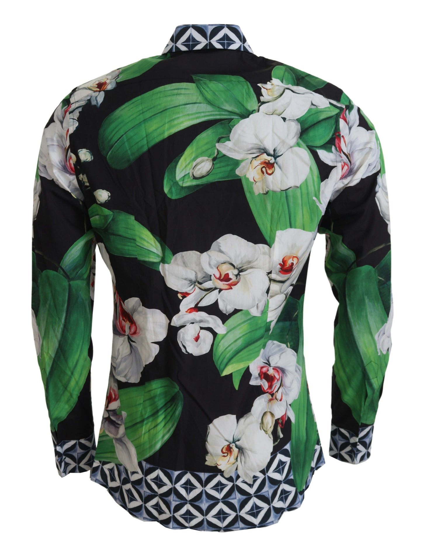 Camisa de vestir elegante y entallada con estampado floral de Dolce &amp; Gabbana