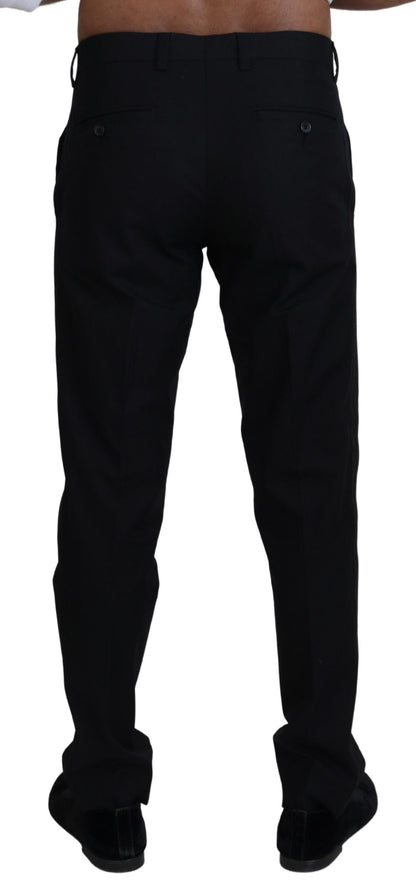 Dolce & Gabbana Elegant Black Cotton Trousers