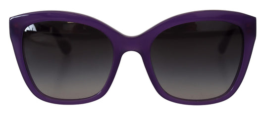 Gafas de sol elegantes con lentes degradados en color morado de Dolce &amp; Gabbana