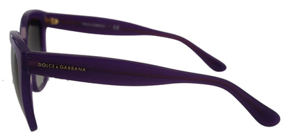 Gafas de sol elegantes con lentes degradados en color morado de Dolce &amp; Gabbana
