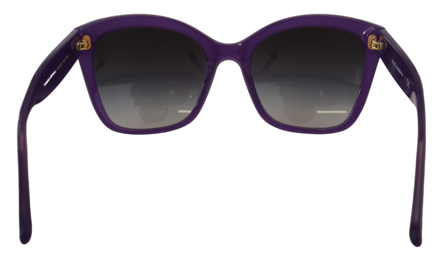 Gafas de sol elegantes con lentes degradados en color morado de Dolce &amp; Gabbana