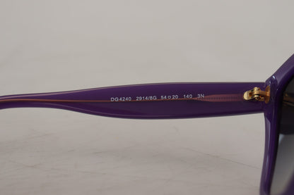 Gafas de sol elegantes con lentes degradados en color morado de Dolce &amp; Gabbana