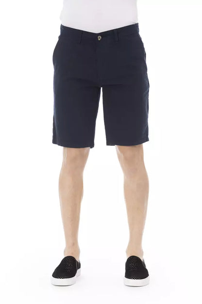 Bermudas de algodón azul Baldinini Trend para hombre