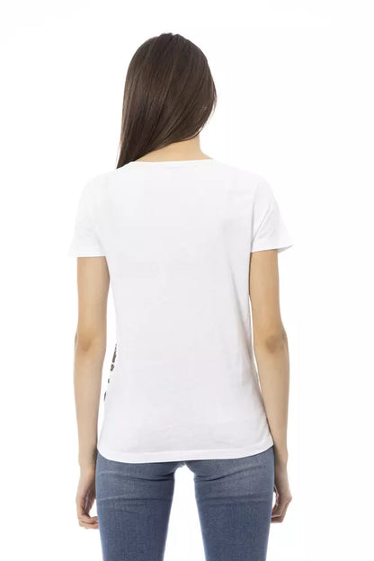 Trussardi Action White Cotton Women Top