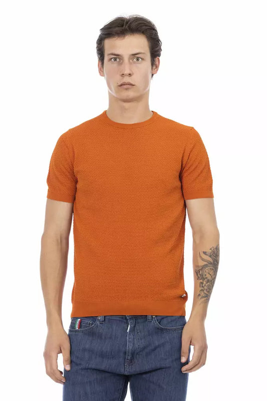 Jersey de algodón naranja para hombre Baldinini Trend