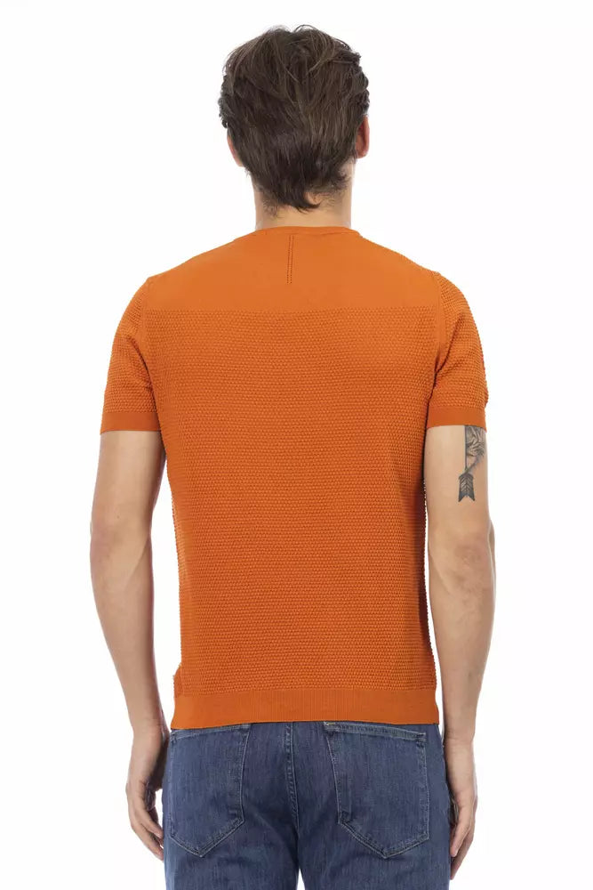 Jersey de algodón naranja para hombre Baldinini Trend