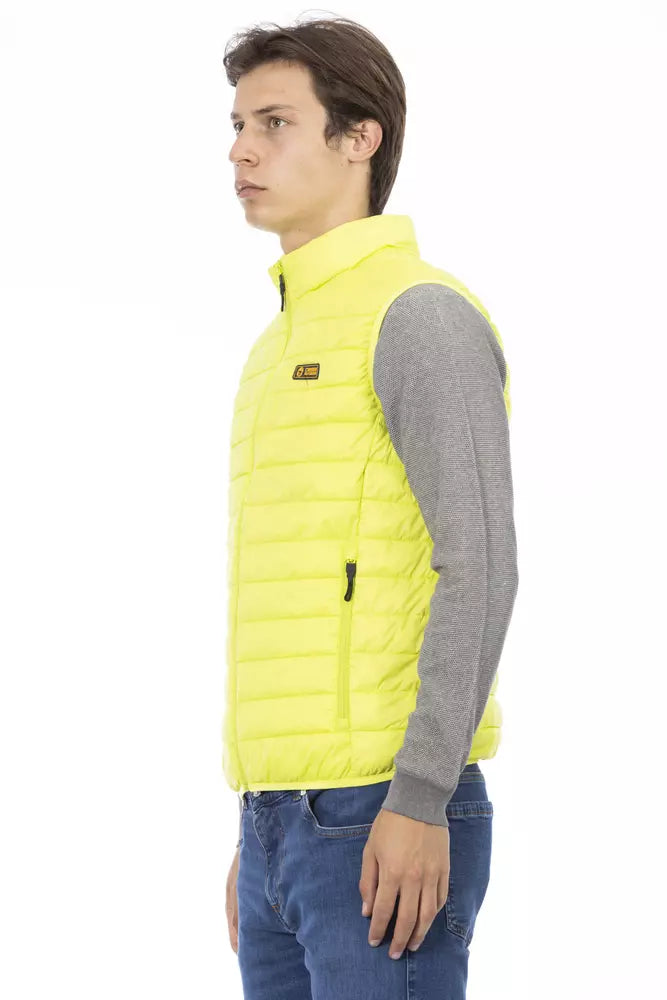 Chaqueta sin mangas de poliéster para hombre de color amarillo para exteriores de Ciesse