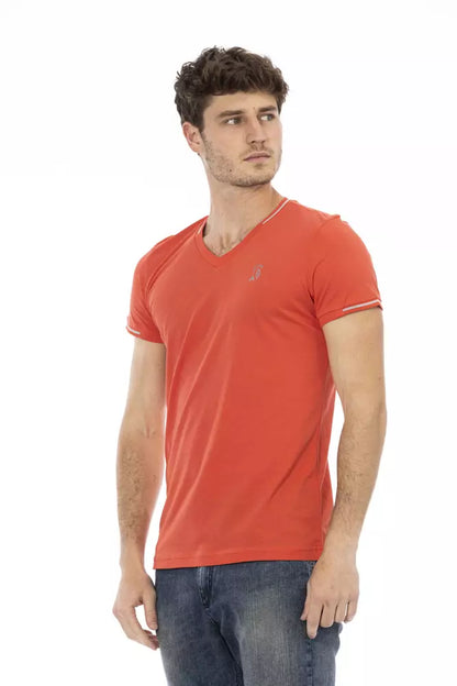 Camiseta de algodón naranja Action de Trussardi para hombre