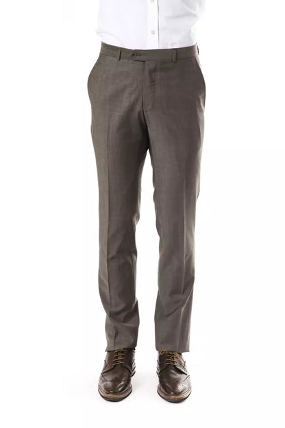 Pantalón de hombre de lana gris Uominitaliani