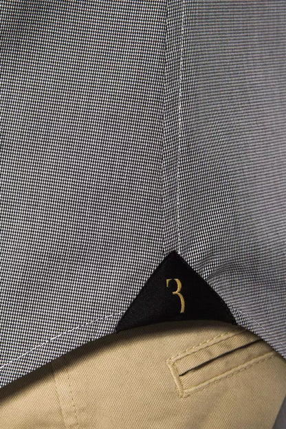 Camisa de algodón negra para hombre de Billionaire Italian Couture