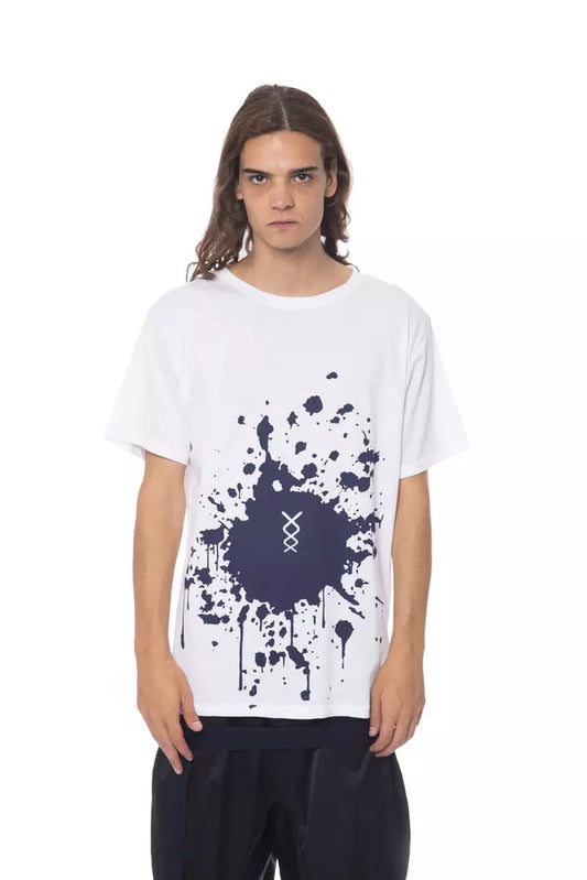 Camiseta de hombre de algodón blanca Nicolo Tonetto