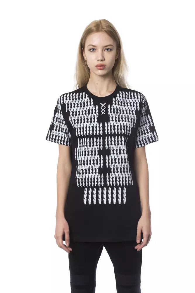 Camiseta de algodón negra para hombre de Nicolo Tonetto
