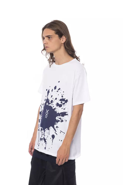 Camiseta de hombre de algodón blanca Nicolo Tonetto