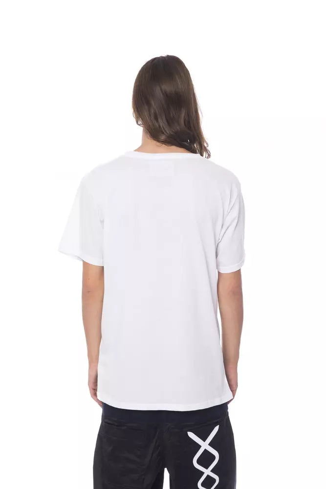 Camiseta de hombre de algodón blanca Nicolo Tonetto
