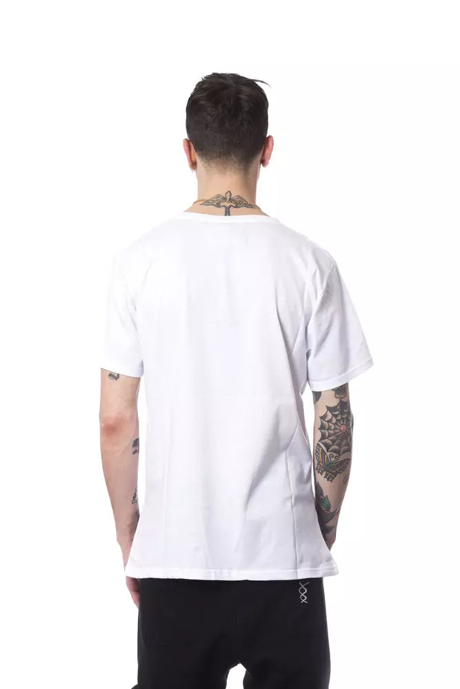 Camiseta de hombre de algodón blanca Nicolo Tonetto