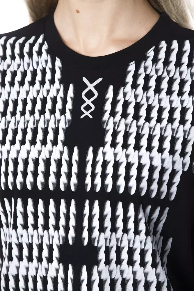 Camiseta de algodón negra para hombre de Nicolo Tonetto