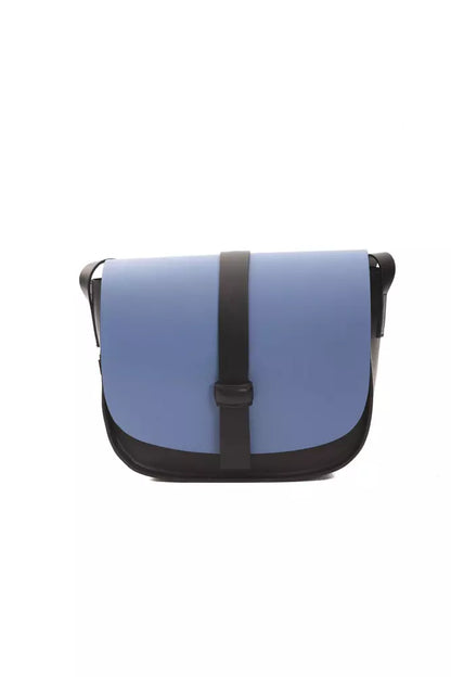 Bolso bandolera de piel azul para mujer Pompei Donatella