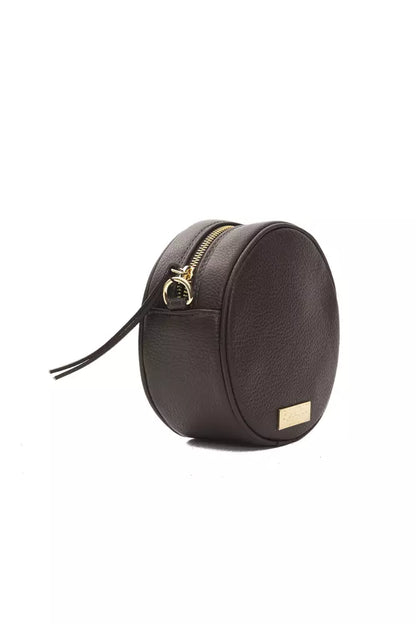 Bolso bandolera de piel marrón para mujer Pompei Donatella