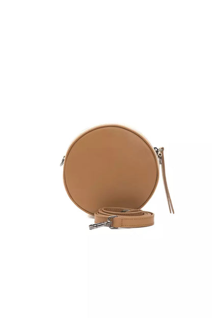 Bolso bandolera de piel marrón para mujer Pompei Donatella