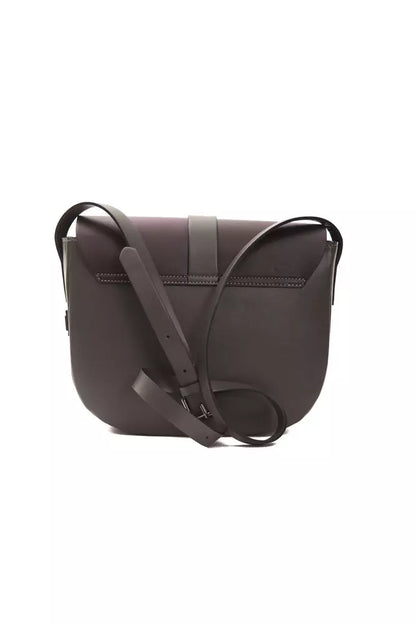 Bolso bandolera de piel color burdeos para mujer Pompei Donatella