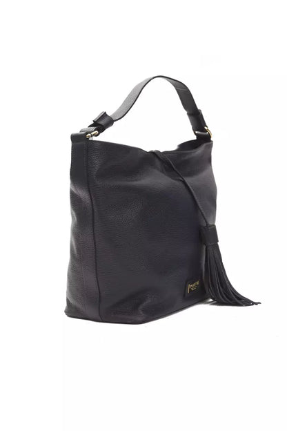 Bolso de hombro para mujer Pompei Donatella de piel gris