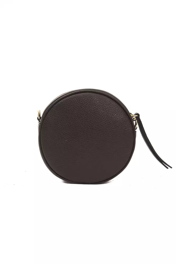 Bolso bandolera de piel marrón para mujer Pompei Donatella