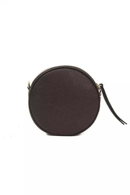 Bolso bandolera de piel marrón para mujer Pompei Donatella