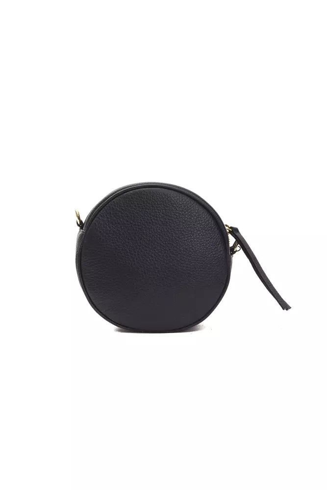 Bolso bandolera de piel gris para mujer Pompei Donatella