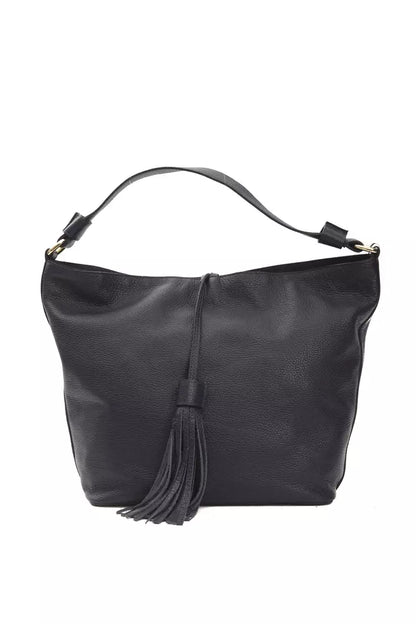 Bolso de hombro para mujer Pompei Donatella de piel gris