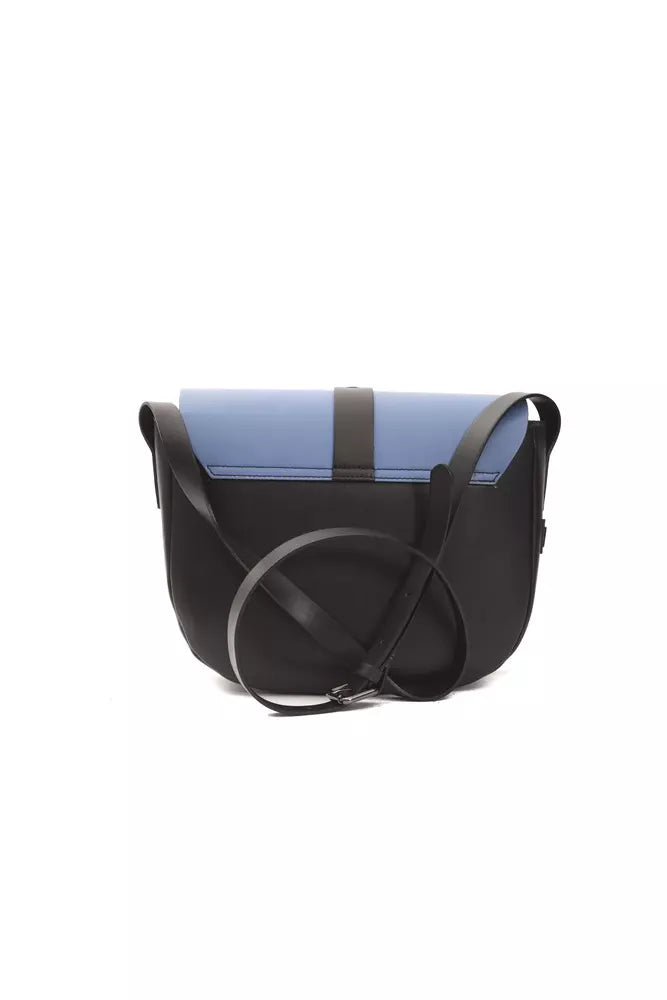 Bolso bandolera de piel azul para mujer Pompei Donatella