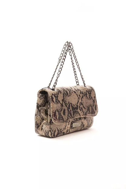 Bolso bandolera de piel marrón para mujer Pompei Donatella