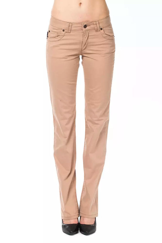 Pantalones de mujer Ungaro Fever de algodón en color beige