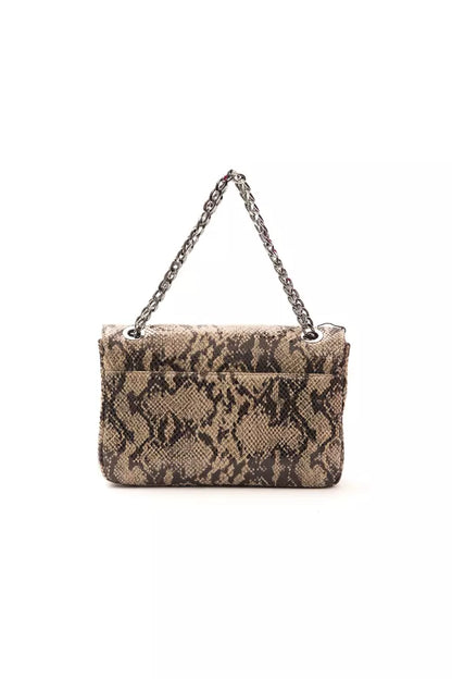 Bolso bandolera de piel marrón para mujer Pompei Donatella