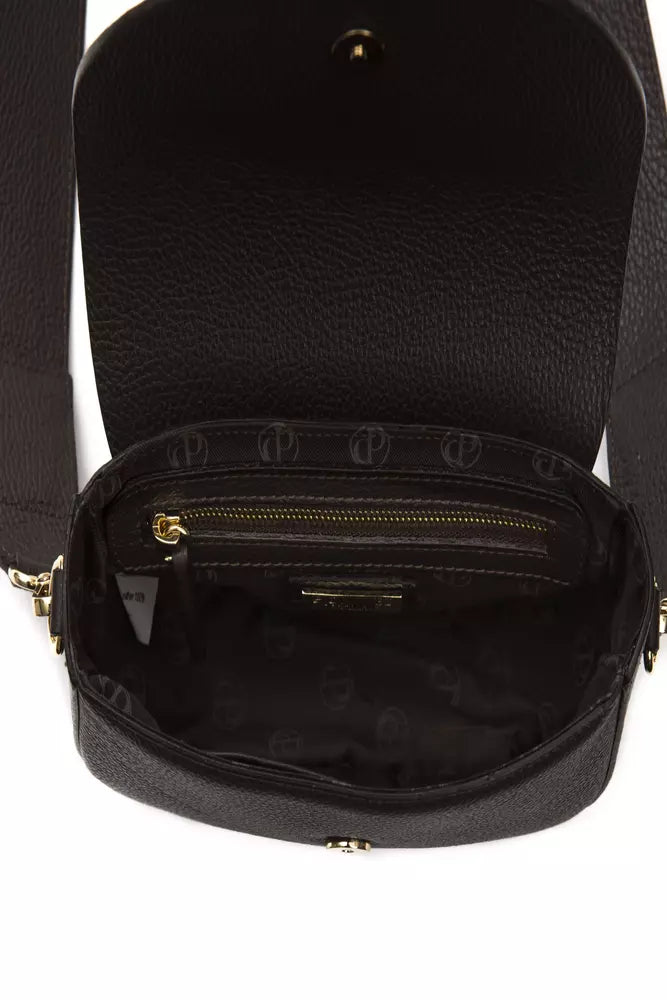 Bolso bandolera de piel marrón para mujer Pompei Donatella