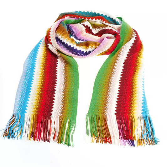 Bufanda de mujer de lana multicolor Missoni