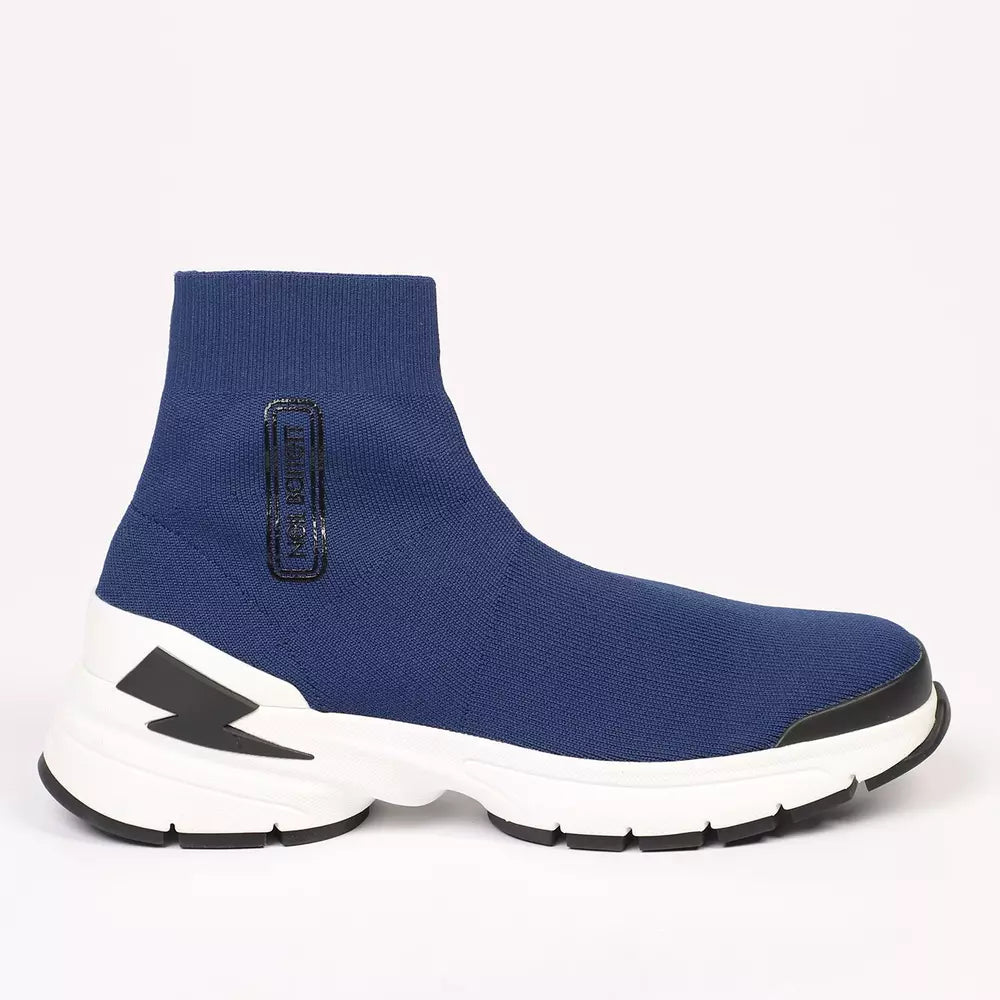 Zapatillas de hombre Neil Barrett de tela azul