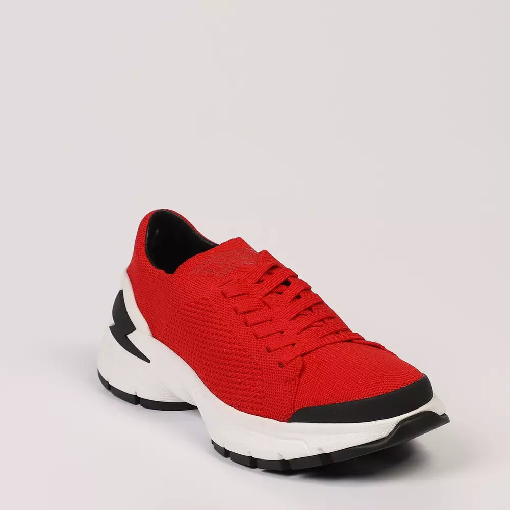 Zapatillas de hombre Neil Barrett de tela roja