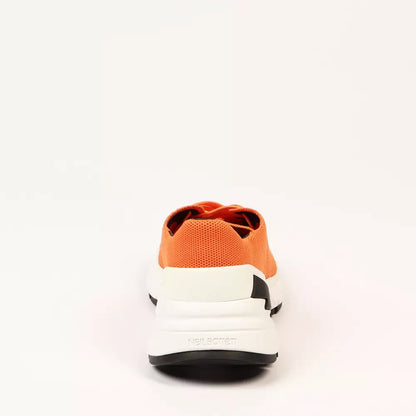 Zapatillas de hombre de tejido naranja Neil Barrett