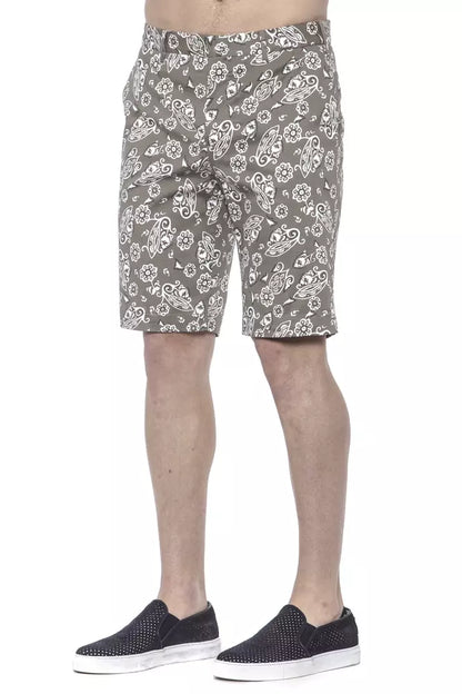 Bermudas de algodón verde Torino para hombre de PT