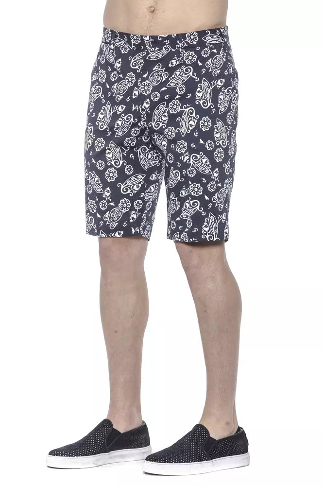 Bermudas de algodón azul PT Torino para hombre