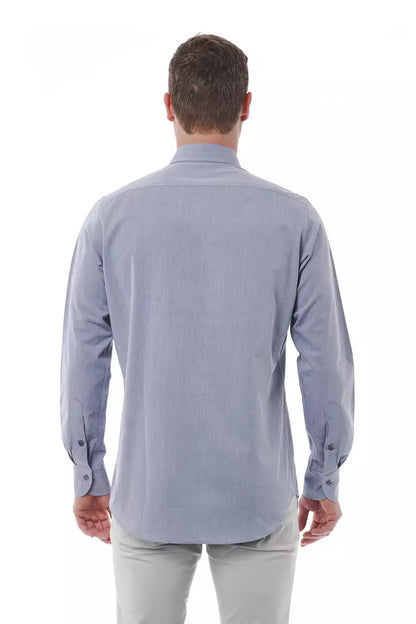 Camisa Bagutta de algodón gris para hombre