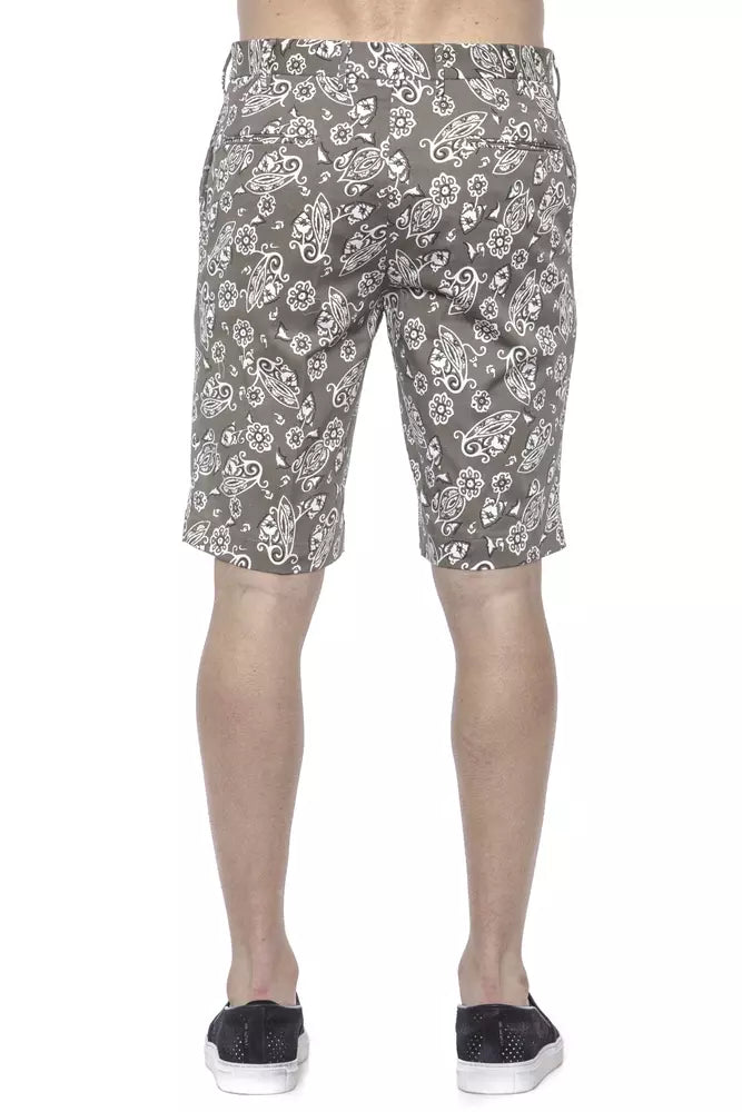 Bermudas de algodón verde Torino para hombre de PT
