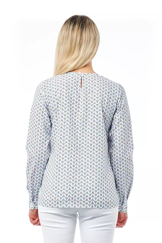 Camisa de mujer de algodón blanco Bagutta