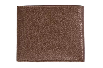 Cartera de hombre de piel marrón Trussardi