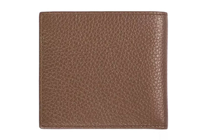 Cartera de hombre de piel marrón Trussardi