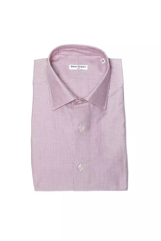 Camisa de algodón rosa para hombre de Robert Friedman