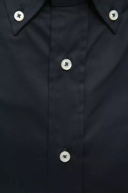 Camisa de algodón negra para hombre de Robert Friedman